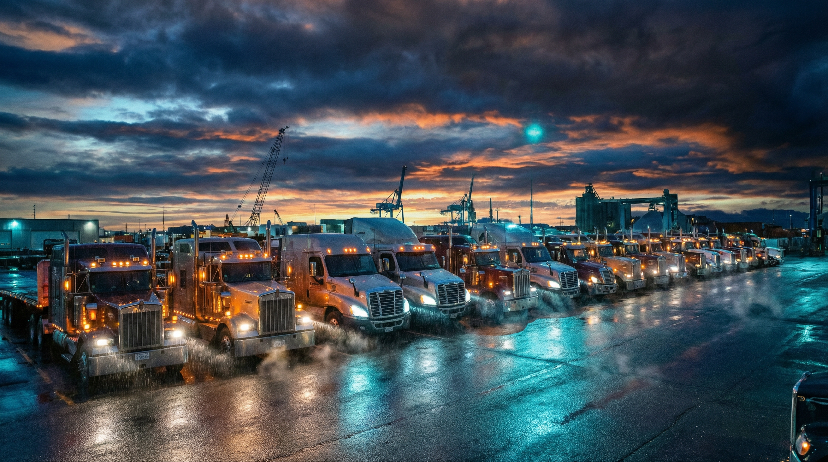 Flota de camiones VAZTLEP